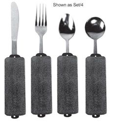 Built-Up Soft Handle Utensil Set/Teaspoon, Fork and Knife
