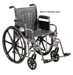 Wheelchair Std Rem Desk Arms 16