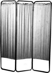 Four Panel Privacy Screen With Wheels