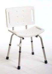 Shower Chair - Knocked Down - W/Back - Guardian