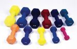 Product Photo: Dumbell Weight Color Neoprene Coated 10 Lb