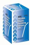 Product Photo: Flexible Plastic Drinking Straws 7 3/4" 400/Box