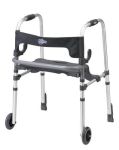 Product Photo: Clever-Lite Walker w/Seat & Push-Down Brakes