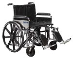 Product Photo: Wheelchair, Extra Heavy Duty Det Full Arms & S/A Footrests