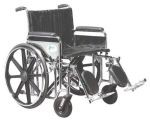 Product Photo: Bariatric Wheelchair Rem Desk & Adj Height Arms 24"