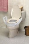 Product Photo: Elevated Toilet Seat w/Arms Standard 19" Wide