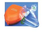 Product Photo: CPR Pocket Mask W/Hard Case & One-Way Valve & O2 Inlet