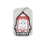 Product Photo: AllerMates Dog Tags Pint Dairy Allergy
