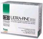 Product Photo: Insulin Syringe 3/10cc 29g 1/2 Ultra-Fine 100/Bx(BD#329431)