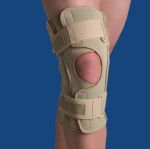 Product Photo: Hinged Knee Wrap Dual Pivot Beige Extra Small