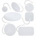 Product Photo: Electrodes, 2"x3?" Rectangle Choice Foam, Pigtail, Pk/4